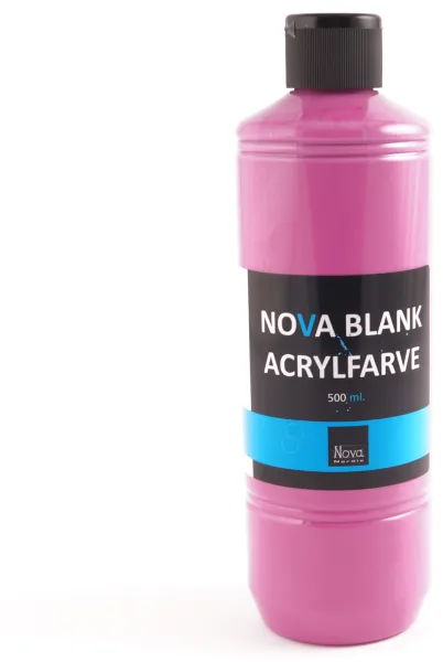Nova akrylmaling blank 500 ml. Pink